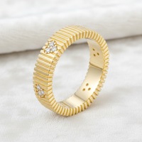 Bague en argent sterling S925 avec moissanite brossée filetée - Accessoire de niche micro-luxe de style vintage inspiré