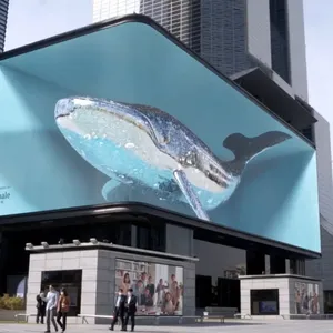 Полноцветный HD 3D P2.5 P3 P4 P5 P6 P8 P10 водонепроницаемый уличный большой видео настенный цифровой рекламный светодиодный дисплей рекламный щит экран