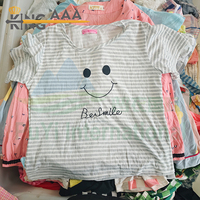 Piyama Katun Bekas Langsung dari Pabrik, Baju Tidur, Jubah, Celana Tidur, Atasan, Campuran Piyama Wanita, Bal Pakaian Bekas