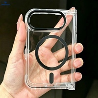 Étui personnalisé pour iPhone 18 Fold, transparent, magnétique, en PC et TPU, anti-jaunissement, pour téléphone pliable