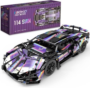 Nouveaux blocs de construction <span class=keywords><strong>Barka</strong></span> Racing pour garçons et filles, jouet éducatif DIY, 40 pièces en plastique ABS, thème animaux et nature - Product Image 6