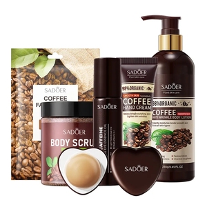 Set de Belleza SADOER Incluye Esencia para Ojos, Bálsamo Labial, Mascarillas Faciales, <span class=keywords><strong>Exfoliante</strong></span> Corporal con Cafeína, Productos para el Cuidado de la Piel del Rostro - Product Image 1