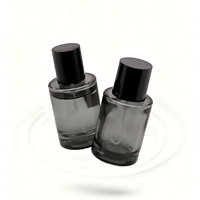 Bouteilles de parfum en verre noir de 30 ml, vides, personnalisées, uniques, de haute qualité, pour la vente en gros, avec estampage à chaud, pour diffuseur à bâtonnets