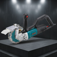Machine à rainurer les murs en béton industrielle sans balais AC, certifiée CE, pour électriciens, avec fonction de rainurage humide sans poussière