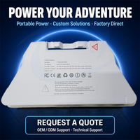 Batterie externe portable 27500mAh 99Wh IP65 avec écran TFT, charge rapide USB C PD3.0 65W, sortie DC, Starlink Mini
