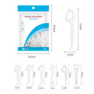 100-Delige Tandzijde Tandenstoker Tanden Plakken Floss Plectrums Voor Het Reinigen Van Tanden - Product Image 6