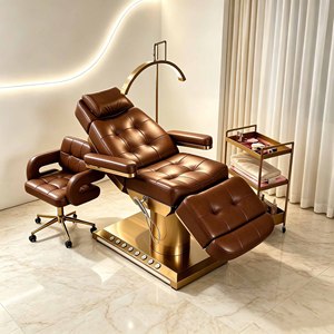 Table de massage de luxe RJ, lit de beauté électrique pour cils et cosmétiques, chaise de soin pour épilation, lits pour extensions de cils - Product Image 2