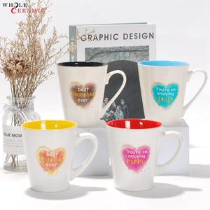 Tasses à café expresso en céramique personnalisées de petite taille, avec les titres de papa, maman et membres de la famille, idéales comme cadeaux pour la fête <span class=keywords><strong>des</strong></span> <span class=keywords><strong>parents</strong></span>, pour un usage domestique - Product Image 1