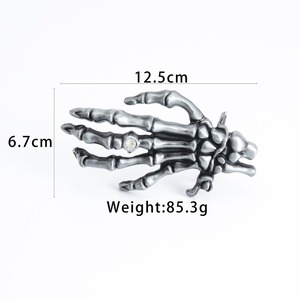 Ceinture homme tête de mort griffe de main ceinture de cavalier extérieur personnalité Hipster décontracté mode plaque <span class=keywords><strong>boucle</strong></span> <span class=keywords><strong>boucle</strong></span> de ceinture - Product Image 3