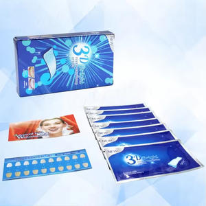 Tiras Blanqueadoras de Dientes 3D Orgánicas Secas, Sin Peróxido, de Alta Calidad, Personalizadas, Marca Privada OEM, Venta al Por Mayor - Product Image 1