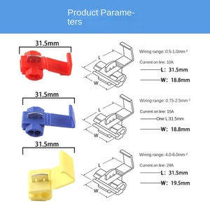 Nanchao borne de sertissage transfrontalière vente chaude connecteurs de câbles électriques bornes de fil de verrouillage d'épissure rapide rapide connecteur de fil - Product Image 3
