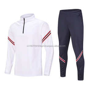 Conjunto de Camiseta de Fútbol Personalizable con Estampado, Transpirable y de Secado Rápido, con Media Cremallera, para Adolescentes, Otoño-Invierno, para Deportes de Carrera y Ejercicio Físico - Product Image 2