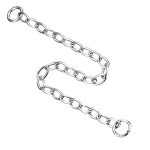 Venta al por mayor, collares de cadena de estrangulación de eslabones ovalados cortos y duraderos para perros, Collar de entrenamiento para mascotas - Product Image 3