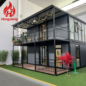 40ft casa contenitore espandibile casa prefabbricata con tetto isolato e porta di vetro per la casa Mobile Resort di lusso - Product Image 1