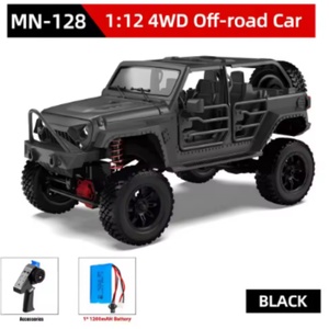 SJY-MN128 Coche RC a Escala Completa, Modelo de Coche Teledirigido Wrangler 4WD, Coche de Escalada, Vehículo Todoterreno de Simulación, Juguete - Product Image 6