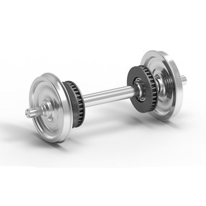 Meilleures ventes Paire de roues de voiture à trémie Lime Pièces et accessoires de <span class=keywords><strong>train</strong></span> Ensembles de roues de locomotive Équipement - Product Image 1
