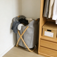 Panier à linge pliable pour gagner de la place |   Panier à linge pliable grande capacité, boîte de rangement pour linge sale, salle de bain moderne