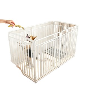 Pet Pens Rectangle Expandable <b>Iron</b> Indoor Dog Enclosure For Small Medium Dogs With Isolation Gate Training Use - Product Image 1
