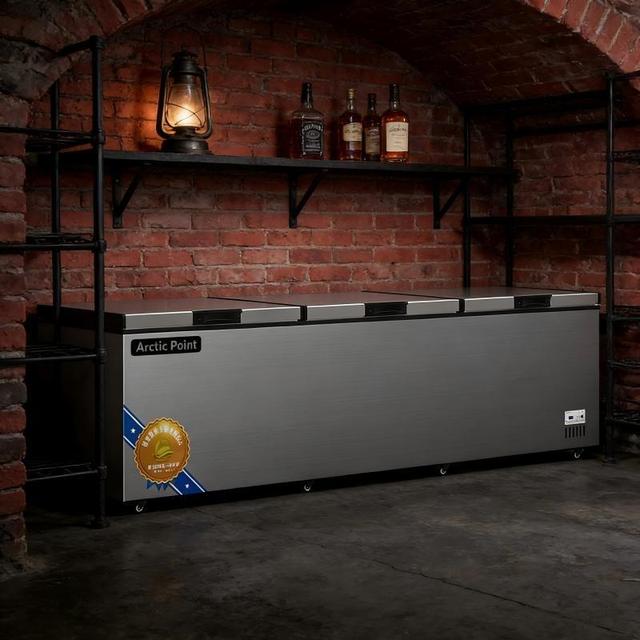 Wholesale Horizontal Freezer Medical Chest Freezer 700L 304 Stainless Steel Commercial Chest Freezer Fridge Low Energy