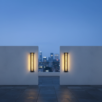 Lampe murale LED moderne pour extérieur, en acier inoxydable, étanche IP65, éclairage pour villas, portail de cour de luxe
