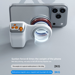 Poignée d'obturateur professionnelle portable pour smartphone, fixation magnétique rapide, télécommande réglable AE - Product Image 4