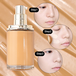 <span class=keywords><strong>Base</strong></span> de maquillage blanchissante et hydratante de haute qualité - Imperméable, couvrance totale, longue duré<span class=keywords><strong>e</strong></span>, fond de teint <span class=keywords><strong>liquide</strong></span> pour le visage - Product Image 4