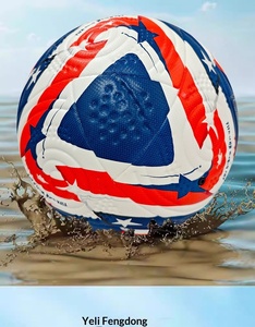 ลูกฟุต<span class=keywords><strong>บอล</strong></span>หนัง PU คุณภาพเยี่ยม ปรับแต่งโลโก้ได้ ขนาด 5 ทนทาน ใช้ได้ทั้งในร่มและกลางแจ้ง - Product Image 2