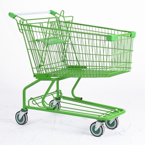 80Lメタル食料品アメリカンスタイルショッピングカートトロリー - Product Image 6