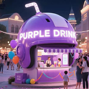 Grande arte all'aperto dell'acciaio inossidabile-casco creativo della motocicletta e scultura della casa del caffè fatti a mano con la tecnica di placcatura - Product Image 6