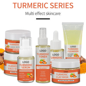 Ensemble de soins de la peau naturels et biologiques à la vitamine C, anti-rides, anti-acné, éclaircissant, au curcuma, en marque propre OEM - Product Image 3