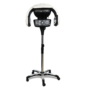 कलाकार हाथ बोनट हेयर ड्रायर समायोज्य पेशेवर हुड ड्रायर खड़े हो जाओ रोलिंग पहियों के साथ आधार सैलून उपकरण - Product Image 3