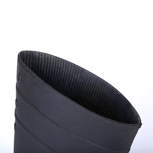Knee High Black PVC Safety <strong>Wellies</strong> Rain Boots Steel Toe Puncture-proof Oil &amp; Chemical Resistant Non-slip for Construction Mining - Product Image 3