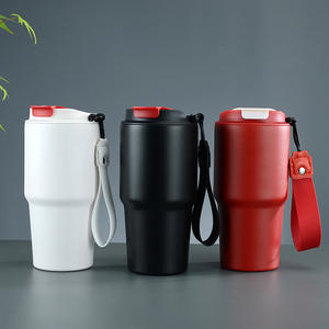 Seefine Gourde Isotherme <span class=keywords><strong>Classique</strong></span> Carrée en Acier Inoxydable à Double Paroi, Isolation Thermique 6-12 Heures, avec Couvercle Personnalisé et Paille, Modèle 2023 - Product Image 4