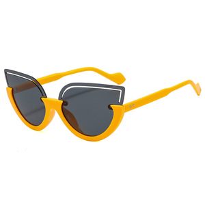 Women Fashion <b>Large</b> <b>Frame</b> Sunglasses Y2K Non-Slip Nose UV400 Anti-UV Protection Elegant - Product Image 2