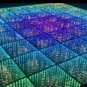 Pista de Baile LED con <span class=keywords><strong>Espejos</strong></span> 3D y Estrellas para <span class=keywords><strong>Discoteca</strong></span>, Escenario para DJ, Eventos - Product Image 2