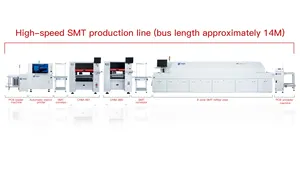 Charmhigh Ts10 Hot Producten High Speed Smt Volautomatische Pick-And-Place Machine Met 100 Feeder Stapels