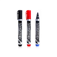 Jeu de marqueurs logistiques étanches couleur avec logo personnalisé OEM stylo à pointe fine grande capacité pour papier stylo marqueur permanent