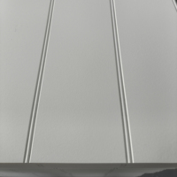 Panneau de lambris en MDF rainuré en forme de W personnalisé moderne, résistant à l'humidité, pour la décoration des murs et des plafonds