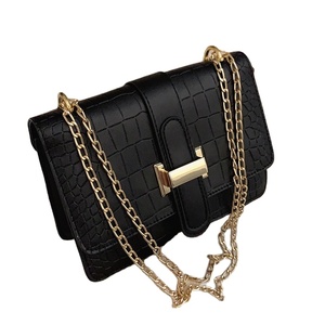 Designer di lusso in pelle sintetica catena di moda articolo monospalla coccodrillo stampa ragazze donna borsa da donna - Product Image 1