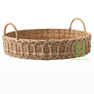 HNH Craft Best Water Hyacinth Storage Fruit Bowl Boho Decorative <b>Table</b> Top <b>Centre</b> <b>Piece</b> Handmade in Vietnam for Food Use - Product Image 6