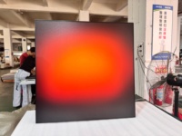 LUZ Sonnenaufgang-Lichtbox Quadratische Acryl-Gemäldebox mit APP-Steuerung und Fernbedienung Hintergrundbeleuchtete Sonnenaufgang-Lichtbox für Wohnzimmer Heim-Deko