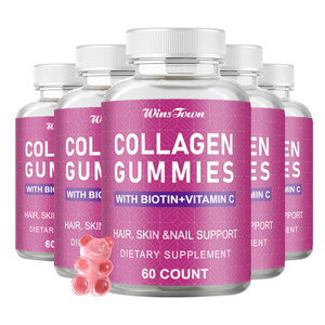 Vitamina <span class=keywords><strong>e</strong></span> integratori orso Vegan biotina collagene Gummies <span class=keywords><strong>capelli</strong></span> pelle <span class=keywords><strong>unghie</strong></span> bellezza alimentare pelle collagene caramelle gommose - Product Image 2