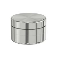 Broyeur à herbes Vagrinders 60 mm en acier inoxydable 3 pièces, broyeur manuel en métal, logo personnalisé, accessoires de fumage en gros