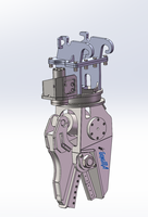 Cisaille hydraulique compacte GONGMA pour matériaux Q355b Nm500, facile à utiliser, montée sur excavatrice, pour espaces étroits, 1,5-10 tonnes