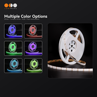 Bande LED COB à couleur personnalisée, 840 LED, bande LED RGB, bandes LED flexibles multicolores, 5 m, éclairage décoratif pour la maison