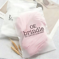 Bolsas de Polietileno Mate Esmerilado con Cierre Ziplock para Empaque de Extensiones de Cabello, Impresión Personalizada de Lujo