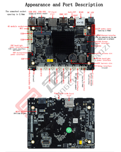 New Rockchip màn hình cho wifi LTE 15 inch Board phát triển kỹ thuật số 4 gam main PC RK3399 Android hệ thống Bo mạch chủ 128 GB - Product Image 3