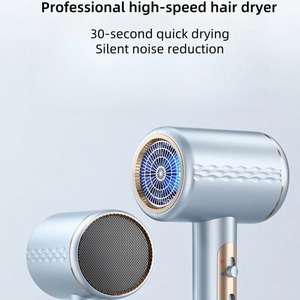Sèche-cheveux haute vitesse 2400W, technologie de pression d'air multipliée, soin des cheveux aux ions négatifs à lumière bleue, sèche-cheveux à température constante - Product Image 3