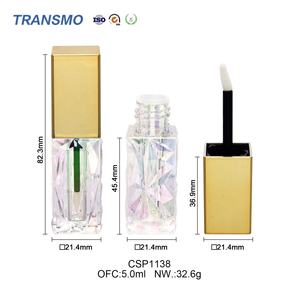 Tubes de brillant à lèvres en cristal vides, tubes de gloss en gros, tubes d'huile à lèvres 3ml 5ml - Product Image 2