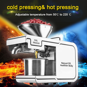 Shanyou D02 stock d'usine meilleure qualité en acier inoxydable 304 extracteur d'huile de colza tournesol presse à chaud machine à huile presses à huile - Product Image 5